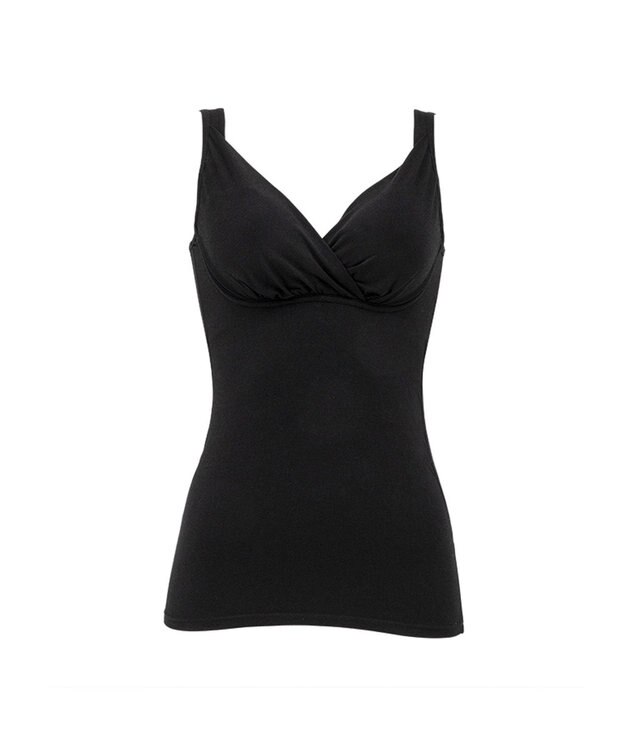 BRADELIS New York 【BRADELIS Me / ノンワイヤー・バストアップ】ブラデリス オールインワンブラキャミ ブラック
