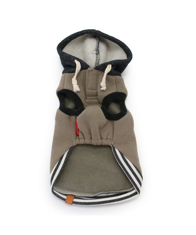 PET PARADISE リサとガスパール モノクロ パーカー 【小型犬】 茶系