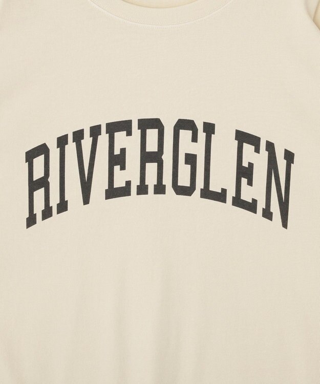 Green Parks ピグメントロゴＴシャツ Ecru