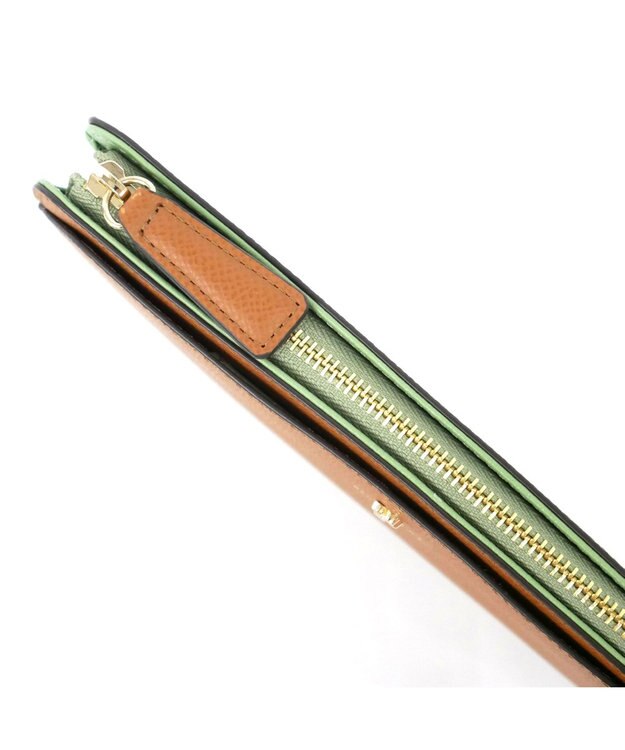 PELLE BORSA L字ファスナー長財布 French Calf Goods 3301 キャメル