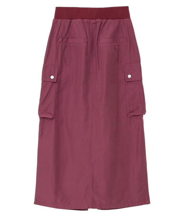 Green Parks ・ＳＵＧＡＲ　ＳＰＯＯＮ　ミリタリーＩラインスカート Bordeaux