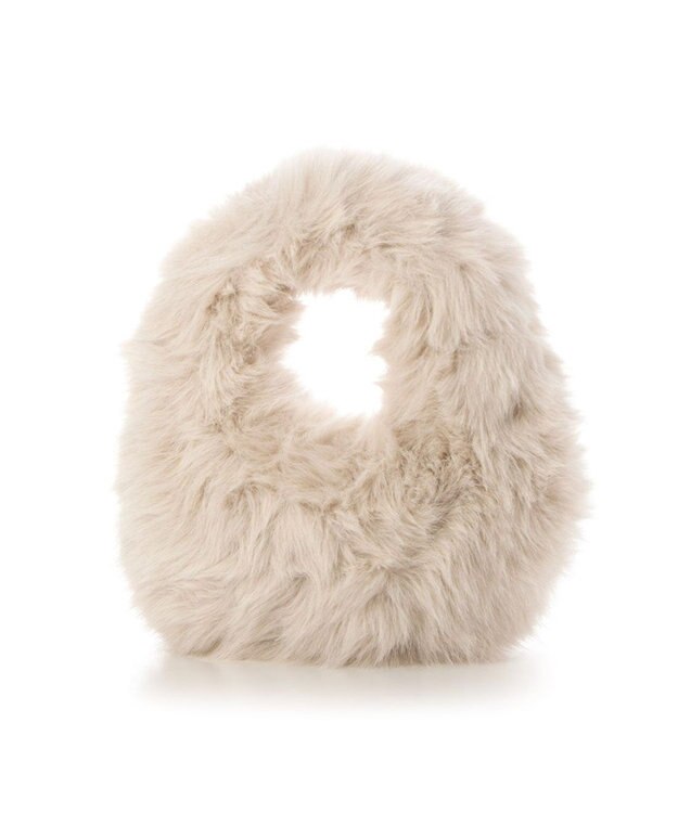 UNBILLION カカトゥ kakatoo / オーバルファーバッグ アイボリー