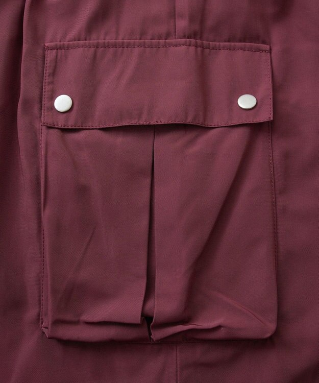 Green Parks ・ＳＵＧＡＲ　ＳＰＯＯＮ　ミリタリーＩラインスカート Bordeaux