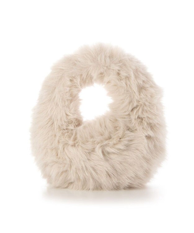 UNBILLION カカトゥ kakatoo / オーバルファーバッグ アイボリー