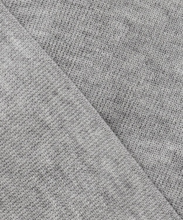 J.PRESS LADIES L 【洗える】Vis/Peスパーク ポケット カーディガン ライトグレー系