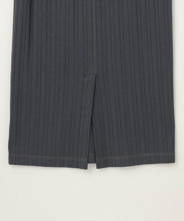 23区 【SLOW/一部店舗限定】ランダムリブフライス スカート グレー系