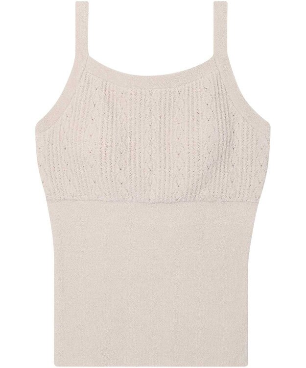 une nana cool とろみ素材がここちよいカップ付きキャミソール　moi room（モアルーム） ベージュ