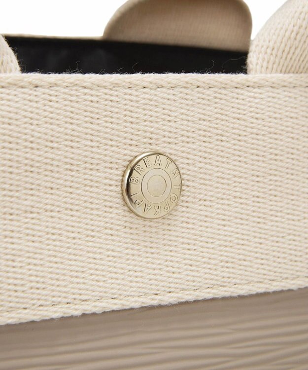 TOPKAPI 【Breath TOPKAPI】RIPPLE リプル ファスナー付 ショルダーバッグ S ペールベージュ