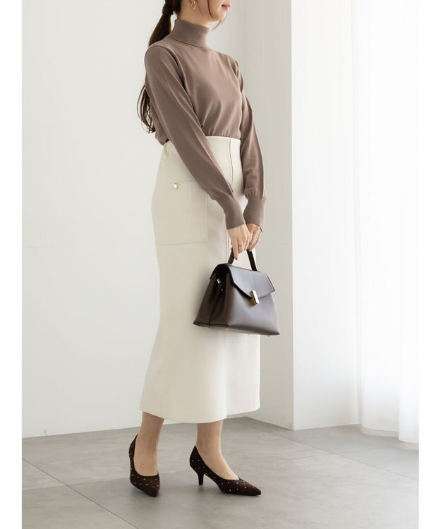 Te chichi タートルネックプルオーバー《2025winter catalog item》 モカ