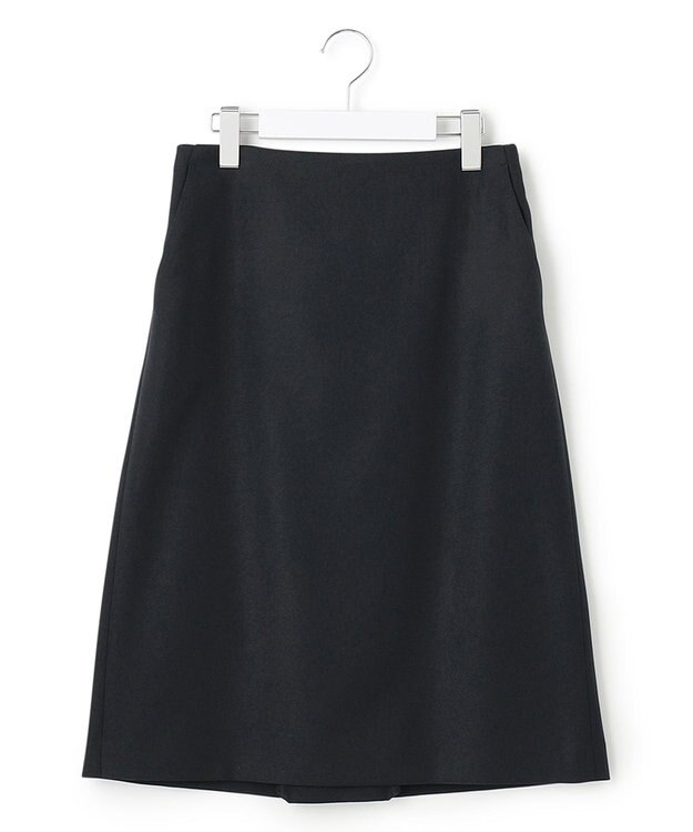 23区 【CLASSY.1月号掲載/洗える】ウールライクカルゼ タイト スカート ネイビー系
