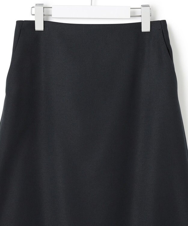 23区 【CLASSY.1月号掲載/洗える】ウールライクカルゼ タイト スカート ネイビー系