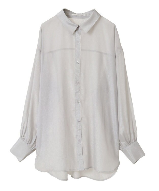 Green Parks ・ＥＬＥＮＣＡＲＥ　ＤＵＥ　シアービスチェ付シャツ Gray