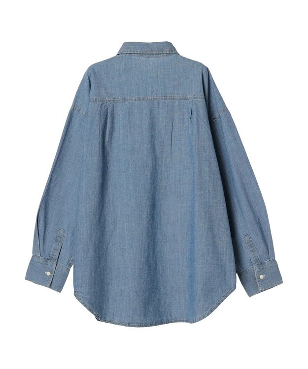 Green Parks ライトオンスデニムＢｉｇシャツ Light Indigo