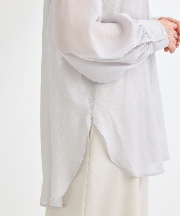 Green Parks ・ＥＬＥＮＣＡＲＥ　ＤＵＥ　シアービスチェ付シャツ Gray