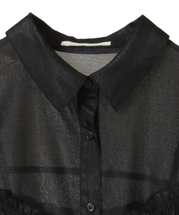 Green Parks ・ＥＬＥＮＣＡＲＥ　ＤＵＥ　シアービスチェ付シャツ Black