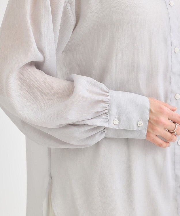 Green Parks ・ＥＬＥＮＣＡＲＥ　ＤＵＥ　シアービスチェ付シャツ Gray