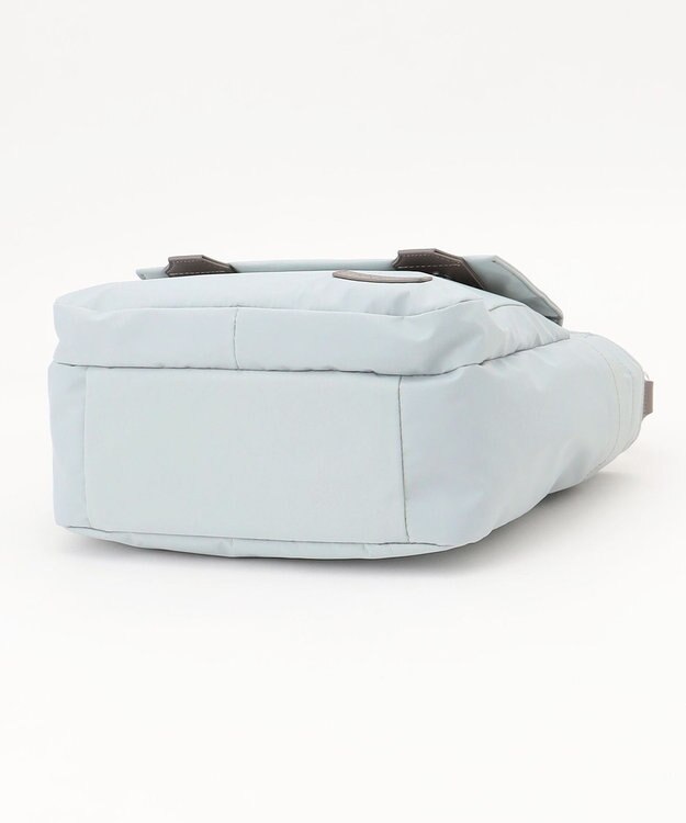 Y'SACCS ダブルタブ　トラベルショルダーバッグ ライトグレー