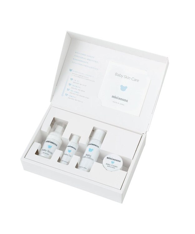 MIKI HOUSE HOT BISCUITS 【ミキハウス】 スキンケアトライアルセット 白