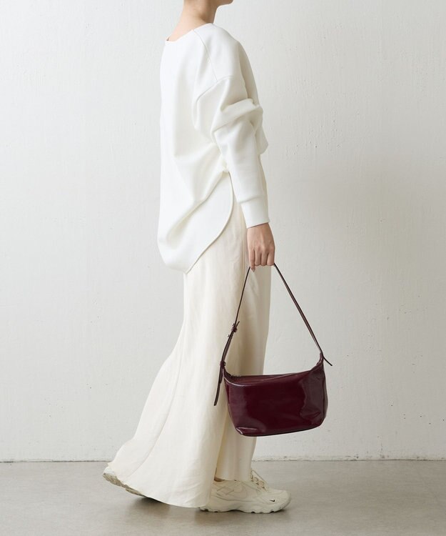 russet エナメルワンショルダーバッグ(CE-1635) Bordeaux