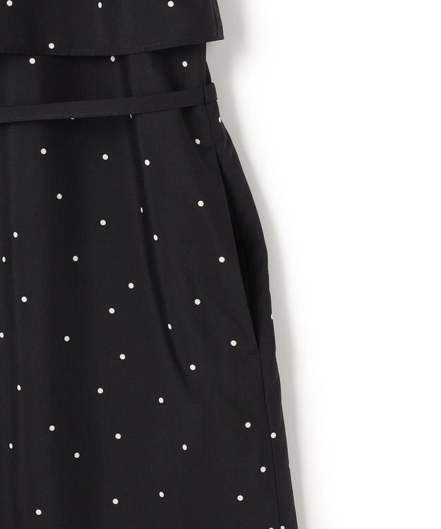 UNFILO L フライヨーク ワンピース ブラックドット