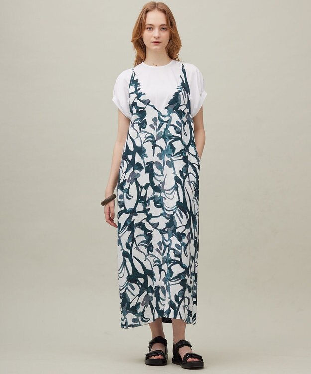 23区 【SACRA】プレーティングクロス カットソー ホワイト系