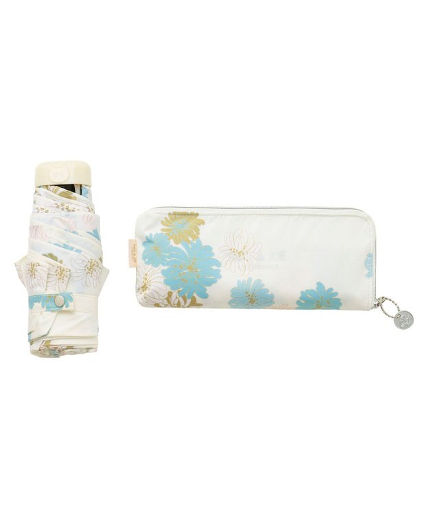 MOONBAT ポール＆ジョー アクセソワ 折りたたみ傘 クリザンテーム ホワイト