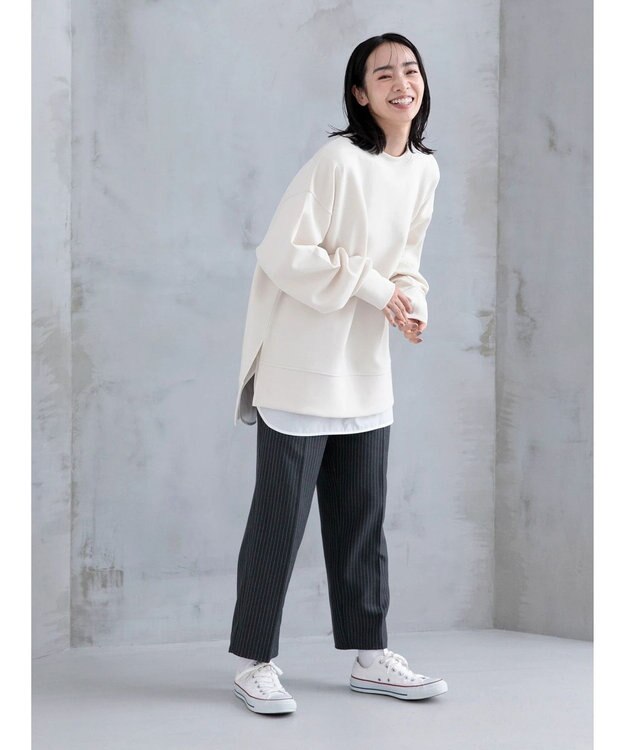 Green Parks Ｓｏｆｔ　Ｃｕｓｈｉｏｎ　ダンボールチュニック Ecru