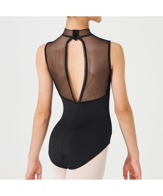 Chacott 【AKANE TAKADA】ジュニア ハイネックレオタード ブラック