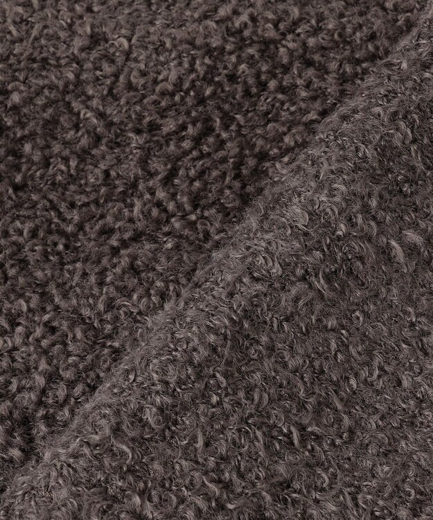 UNFILO 【STORY×UNFILO】シャギーニット ベスト チャコールブラウン