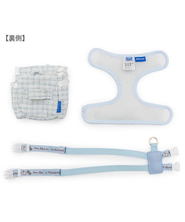 PET PARADISE ディズニー アリス リュックハーネス ３Ｓ ブルー