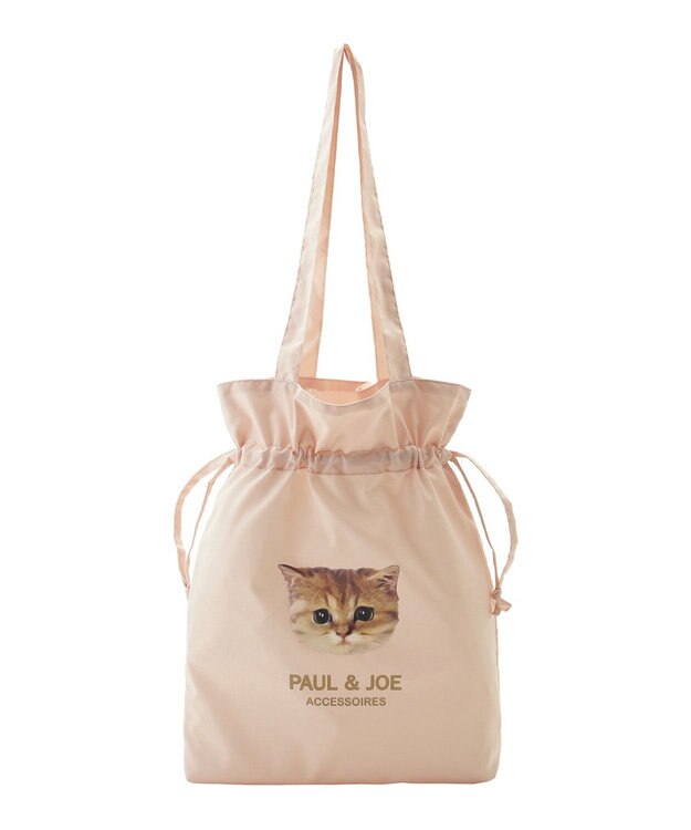 MOONBAT 【バッグ付】ポール & ジョー (PAUL & JOE　ACCESSOIRES) レインコート ポンジークリザンテーム ピーチ