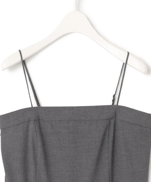 ICB 【洗える】ハイツイストツイル コンビネゾン シャンブレーグレー