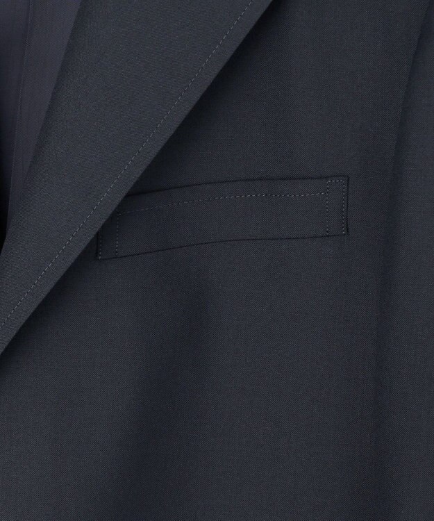 J.PRESS MEN 【定番 / 不朽の名作】ペピンメリノトロピカル ブレザー / 金釦 / 3B / 背抜き / Authentic-Fit ネイビー系