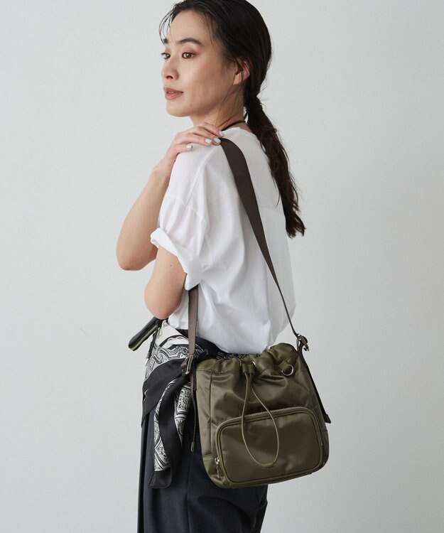 russet 《インフルエンサースタッフ企画》マルチショルダーバッグ(CE-1708) Khaki