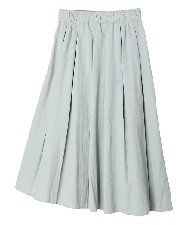 Green Parks armonia．ボリュームフレアスカート Sax