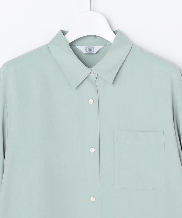 J.PRESS LADIES Springピーチ ブラウス スモーキーミント系