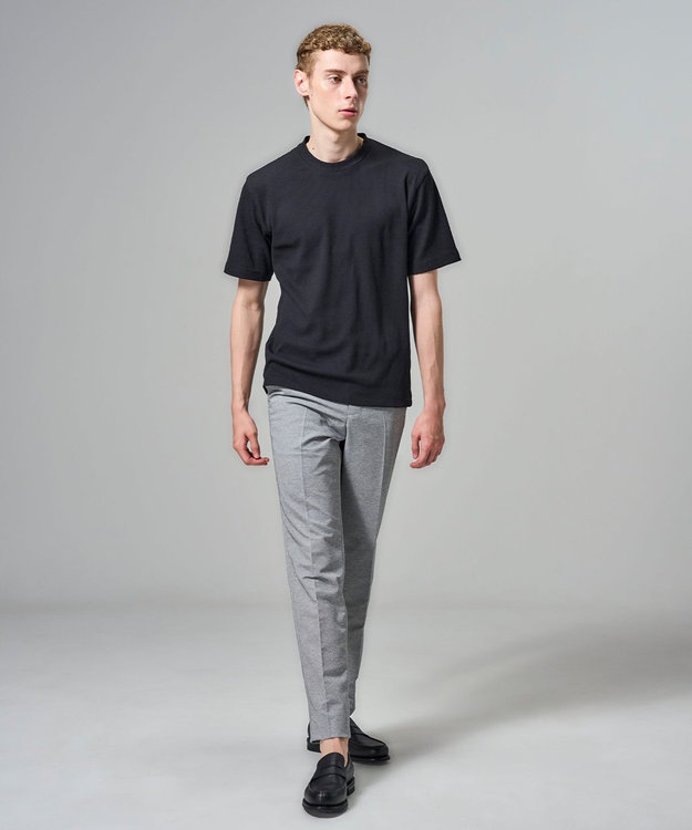JOSEPH HOMME 【WEB限定】【新素材】エアータックジャージー  クルーネックTシャツ ブラック系