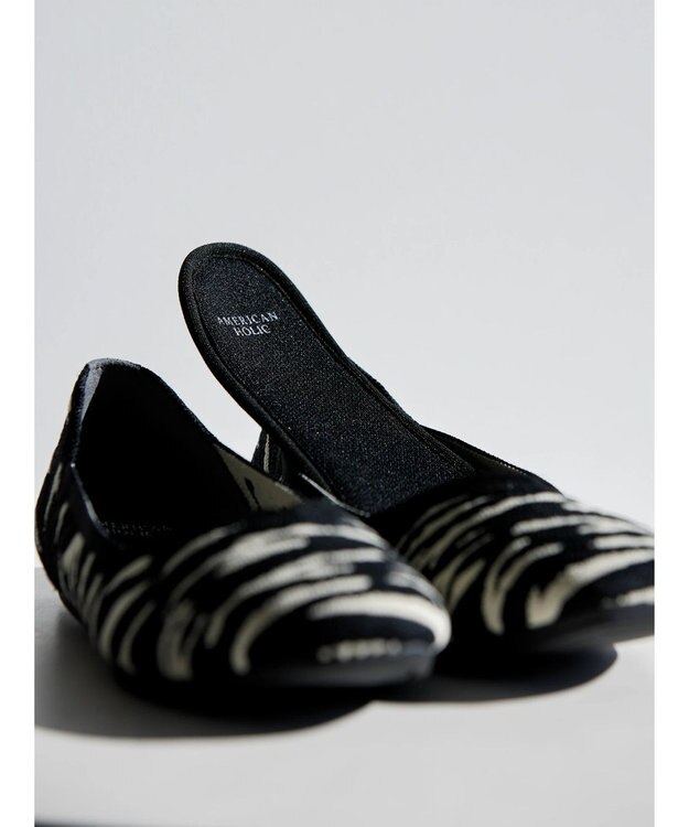 AMERICAN HOLIC ニットバレエシューズ Multi