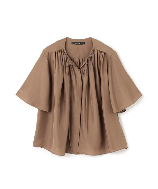 JOSEPH ハボタイ　ボタンアップブラウス Frozen Mocha