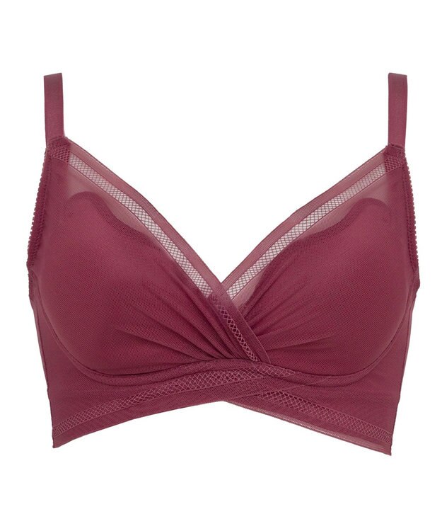 BRADELIS New York 【BRADELIS Me / ノンワイヤーブラジャー】 LiftMeUpブラ 補正ブラ 補整 下着 ラインが響きにくい バストアップブラ カシス