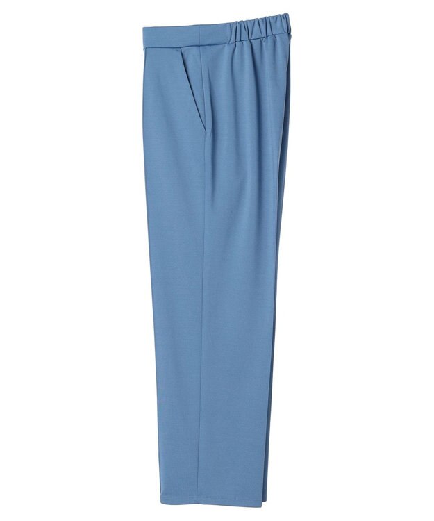 Green Parks らくスレストレートパンツ Blue