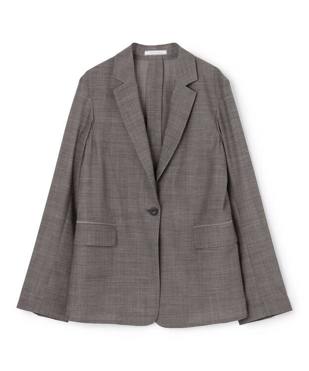 BEIGE， MOYE / シアーウール テーラードジャケット Charcoal