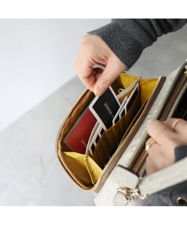 PELLE BORSA お財布ポシェット Alive アライブ 4439 シャンパンゴールド