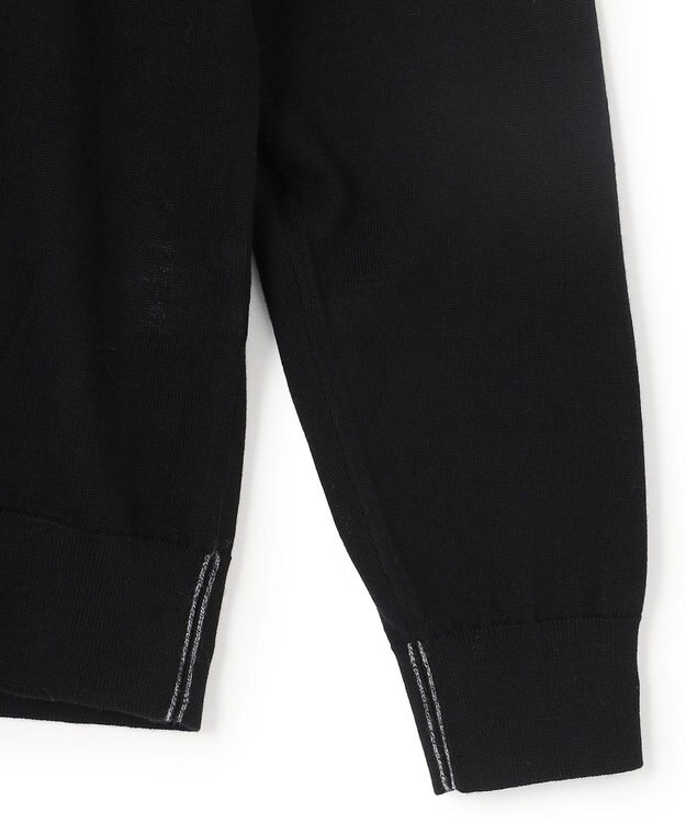 JOSEPH HOMME ウォッシャブルメリノ　クルーネックニット ブラック系