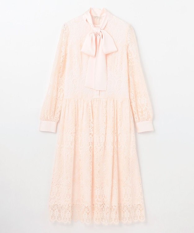 GRACE CONTINENTAL レースボウタイワンピース キナリ