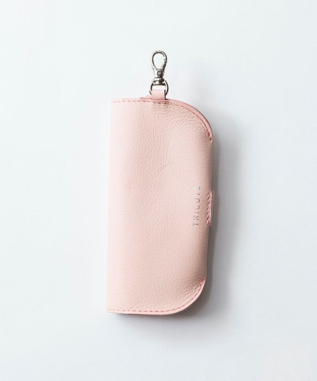 TRICOTE LEATHER SUNGLASSES CASE／レザーサングラスケース 72PINK