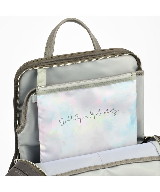 ACE BAGS & LUGGAGE W&.Day/Night リッカノーツ スクエアリュック A4サイズ 14.0インチPC収納 19162 ダブルアンド ダークグレー