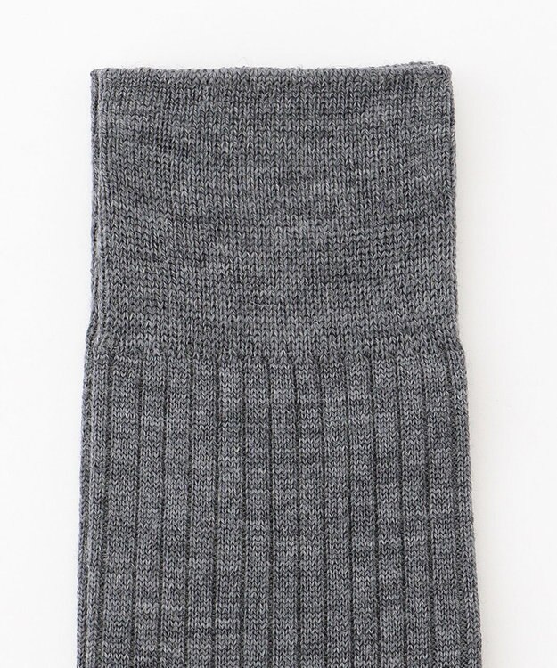 J.PRESS MEN 【カジュアル】ウールリブソックス グレー系