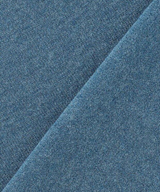 JOSEPH ABBOUD 【チクチクしない/イージーケア/3シーズン対応/サスティナブル】SNOWY  スタンドジップカーディガン ターコイズブルー系