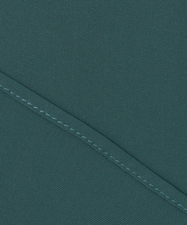 ANY SIS L 【洗える】スクエアラッフルカラー ブラウス ディープグリーン